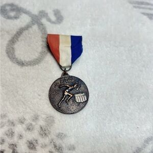 Vintage Jr. Olympics 1st Place Bronze/Cu Medal 1964 Oregan State Championship